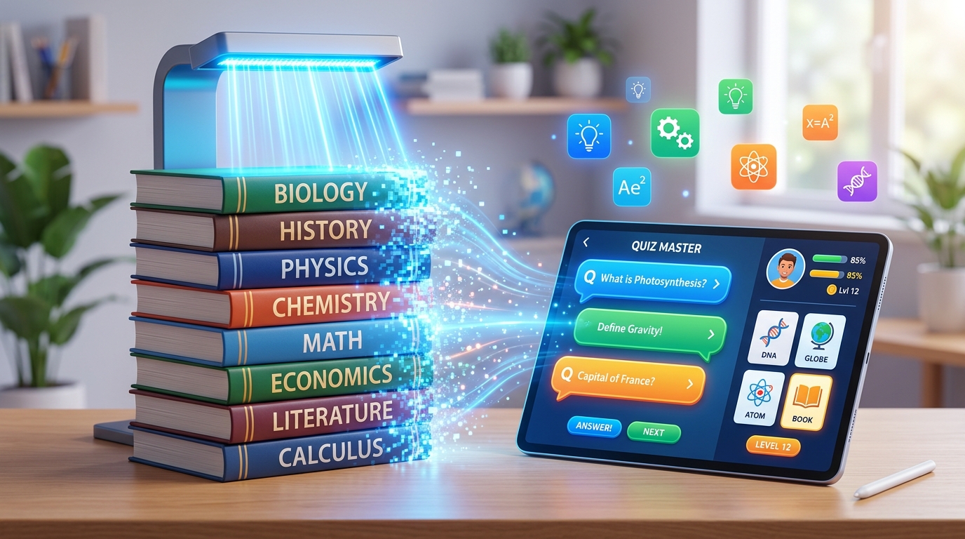 From Static Pages to Active Recall: How to Use a PDF to Quiz Generator to Ace Your Exams